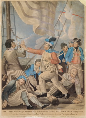 John Paul Jones Shooting a Sailor