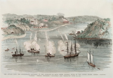 Attack on Confederate Batteries