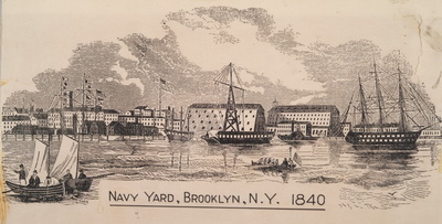 Navy Yard, Brooklyn, 1840