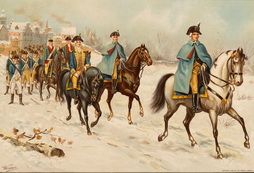 U.S. ARMY - COMMANDER IN CHIEF, STAFF OFFICER COLONEL AND PRIVATE FIRST CONTINENTAL RI 1782-1796