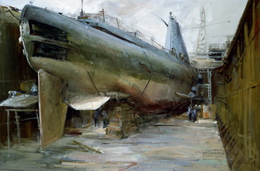 Uss Cutlass in Drydock