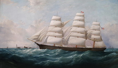 Three Masted Ship 'Three Brothers'