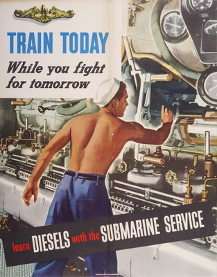 Train Today While You Fight for Tomorrow; Learn Diesels with the Submarine Service