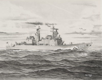 USS CHANDLER (DDG-996) STARBOARD SIDE
