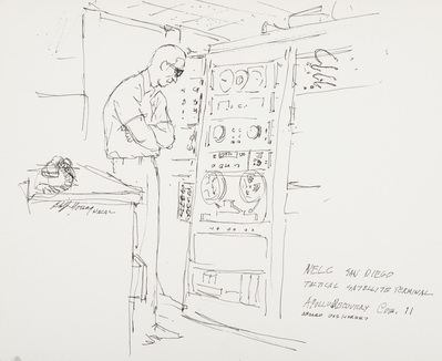 NELC, SAN DIEGO, TACTICAL SATELLITE TERMINAL - USS HORNET