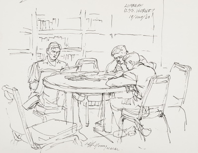 LIBRARY, JUKY 19, 1969 - USS HORNET