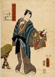 Puppeteer, from Genji goshu yojo, 1854-57