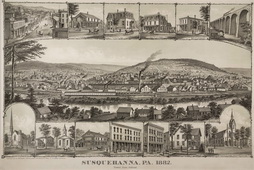 Susquehanna, Pa, 1882. Viewed From Oakland
