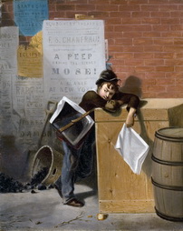 The Weary Newsboy