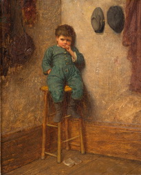 Little Boy on a Stool