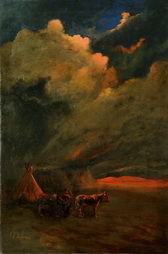 Untitled (Thunderclouds at Sunset)