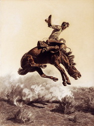 Untitled (Bronco Buster)