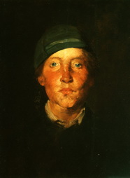 Boy with a Green Hat