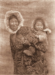 Plate 694: Woman and Child - Nunivak