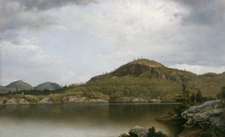A Study of Nature: Shelving Rocks, Lake George, 1872