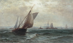Staten Island from New York Bay,1883