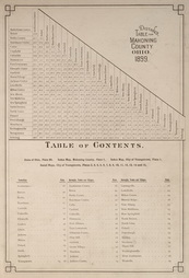 Atlas Table of Contents