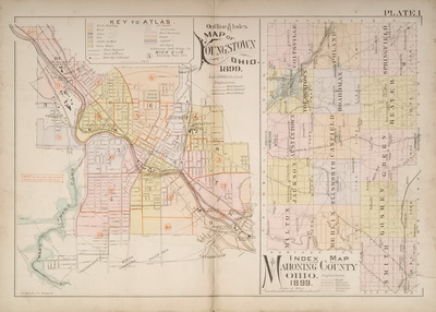 Plate_01  -  Atlas of Surveys of Mahoning County 1899-1900   