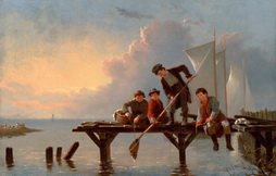 Boys Crabbing