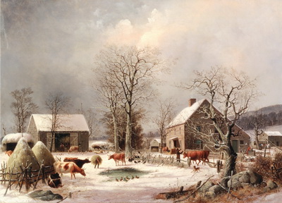 Farmyard in Winter