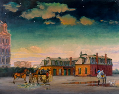 A Favorable Day: The White House Stables on the Day of Grant's Second Inauguration, 1873