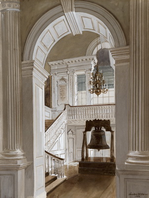 The Liberty Bell, Independence Hall