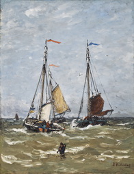 Departure of Fishing Boat From Scheveningen