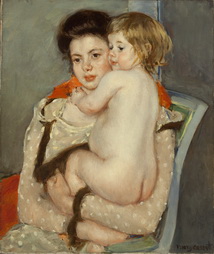Reine Lefebvre Holding a Nude Child