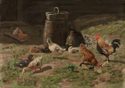 Fowls in Yard