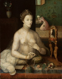 Woman at her Toilette