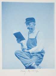 Workman with Book