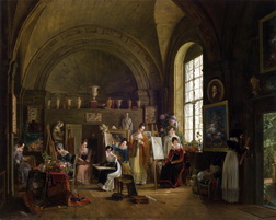 Interior of the Studio of Van Dael