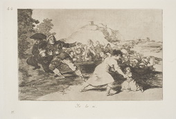 Yo lo vi (I saw it); plate 44 from Disasters of War