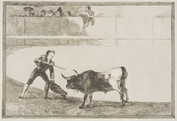Pedro Romero Killing the Halted Bull (Pedro Romero matando á
toro parado) (plate 30)

